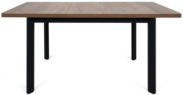 Кухонный стол раскладной Токио-2L (ноги металлические черные, дуб табако) в Старом Осколе - предосмотр 4