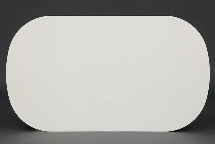 Кухонный обеденный стол MAX (Макс) бук/мдф 140х80х75 Белый/Коричневый арт.10465 в Белгороде - изображение 2