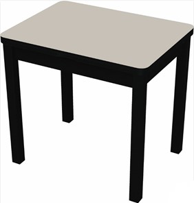 Раздвижной стол Бари дерево №8 (стекло белое/черный) в Старом Осколе