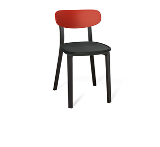 Обеденный стул SHT-ST85-2/SB85-2/S85 (красный/черный/черный) в Белгороде