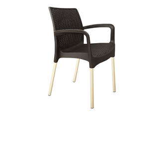 Обеденный стул SHT-ST68/S424 (черно-коричневый/ваниль) в Старом Осколе