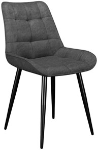 Кухонный стул 206М, микровелюр B22 grey, ножки черные в Старом Осколе - предосмотр