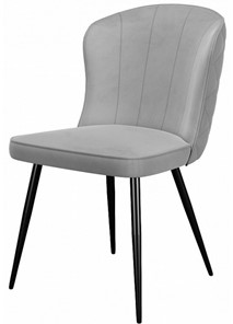 Обеденный стул 209, микровелюр B22 grey, ножки черные в Старом Осколе
