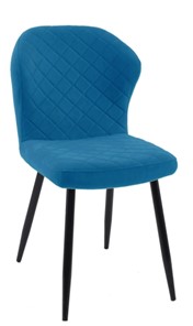 Обеденный стул 239 синий, ножки черные в Старом Осколе