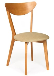 Обеденный стул MAXI (Макси), бук/ткань 86x48,5x54,5 Бежевый/ натуральный бук (2 шт) арт.13134 в Белгороде