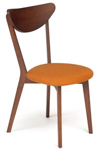 Обеденный стул MAXI (Макси), бук/ткань 86x48,5x54,5 Оранжевый/коричневый арт.19591 в Старом Осколе