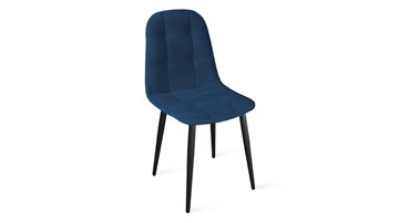 Обеденный стул Райс К1С (Черный муар/Велюр Confetti Blue) в Белгороде
