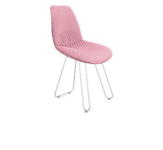 Обеденный стул SHT-ST29-С22 / SHT-S106 (розовый зефир/хром лак) в Белгороде