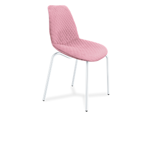 Обеденный стул SHT-ST29-С22 / SHT-S130 HD (розовый зефир/хром лак) в Белгороде
