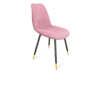 Обеденный стул SHT-ST29-С22 / SHT-S95-1 (розовый зефир/черный муар/золото) в Белгороде