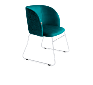 Обеденный стул SHT-ST33-1 / SHT-S167 (альпийский бирюзовый/хром лак) в Белгороде