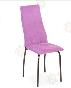 Обеденный стул Волна, каркас металл коричневый, инфинити фиолетовый в Белгороде