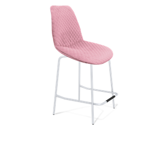 Полубарный стул SHT-ST29-С22 / SHT-S29P-1 (розовый зефир/хром лак) в Белгороде