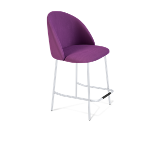 Полубарный стул SHT-ST35 / SHT-S29P-1 (ягодное варенье/хром лак) в Белгороде