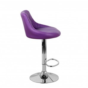 Барный стул Комфорт с мягкой спинкой WX-2396 экокожа фиолетовый в Белгороде - предосмотр 3