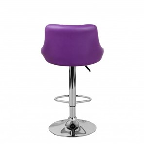 Барный стул Комфорт с мягкой спинкой WX-2396 экокожа фиолетовый в Белгороде - предосмотр 5