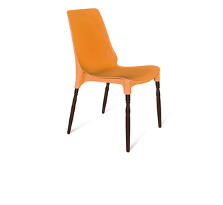 Обеденный стул SHT-ST75/S424-F (оранжевый/коричневый муар) в Белгороде