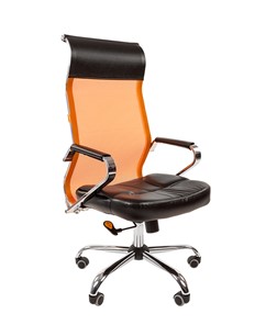 Офисное кресло CHAIRMAN 700 сетка, цвет оранжевый в Белгороде