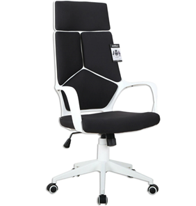 Компьютерное кресло Brabix Premium Prime EX-515 (пластик белый, ткань, черное) 531812 в Белгороде