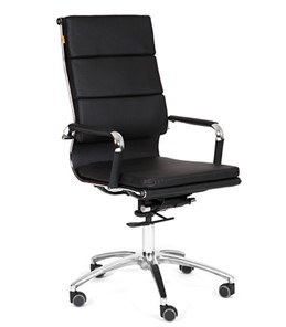 Офисное кресло CHAIRMAN 750 экокожа черная в Старом Осколе - предосмотр