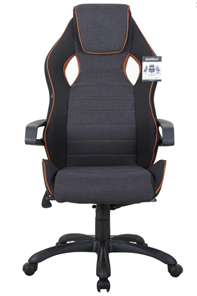 Офисное кресло Brabix Techno Pro GM-003 (ткань, черное/серое, вставки оранжевые) в Белгороде