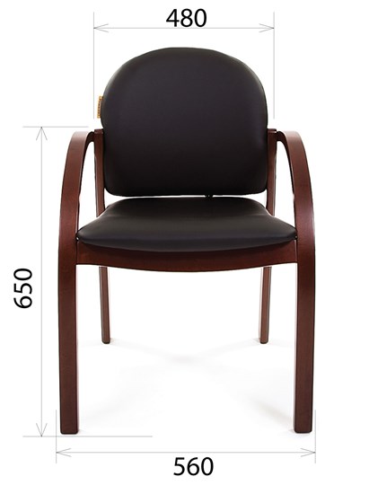 Кресло CHAIRMAN 659 Экокожа черная в Старом Осколе - изображение 1