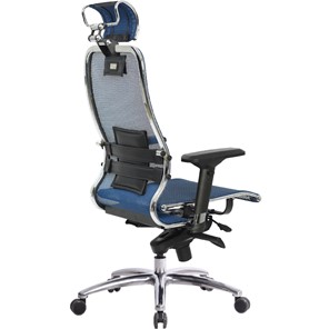 Офисное кресло Samurai S-3.04, синий в Старом Осколе - предосмотр 3