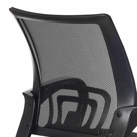 Кресло компьютерное Brabix Fly MG-396 (с подлокотниками, сетка, черное) 532083 в Старом Осколе - изображение 6