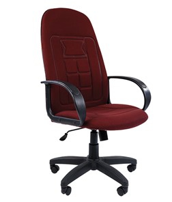 Компьютерное кресло CHAIRMAN 727 ткань ст., цвет бордо в Белгороде