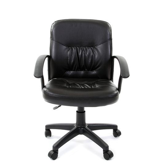 Офисное кресло CHAIRMAN 651 ЭКО черное в Старом Осколе - изображение 1