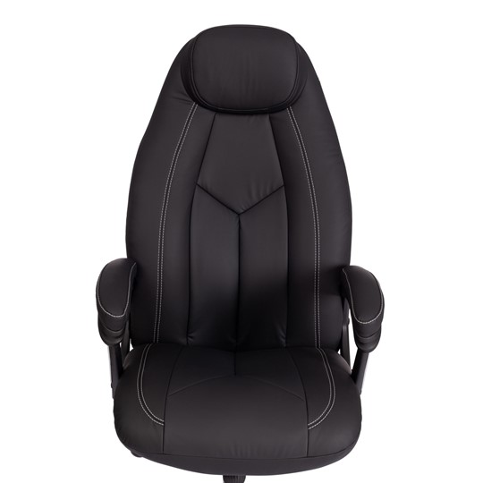 Кресло компьютерное BOSS Lux, кож/зам, черный, арт.21151 в Белгороде - изображение 6