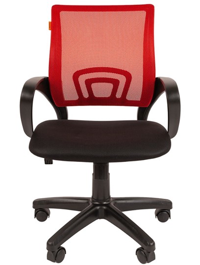 Кресло CHAIRMAN 696 black Сетчатый акрил DW69 красный в Старом Осколе - изображение 4