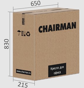 Кресло CHAIRMAN CH612 Сетчатый акрил / Ткань стандарт / Экокожа, черный в Белгороде - предосмотр 5