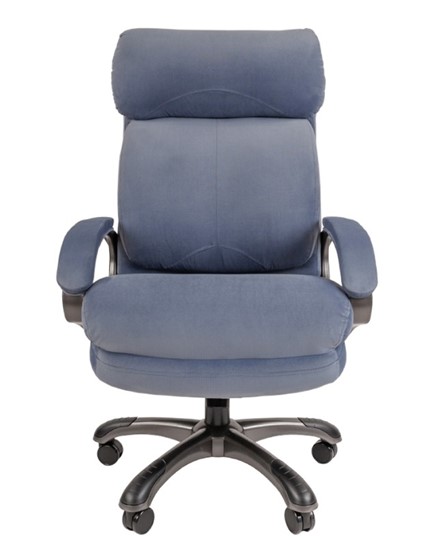 Офисное кресло CHAIRMAN HOME 505, велюр голубое в Старом Осколе - изображение 3