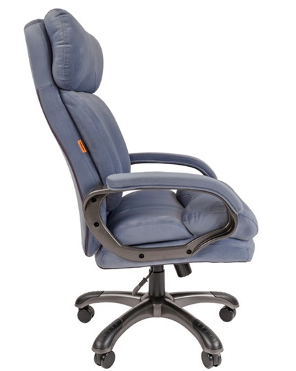 Офисное кресло CHAIRMAN HOME 505, велюр голубое в Старом Осколе - изображение 4