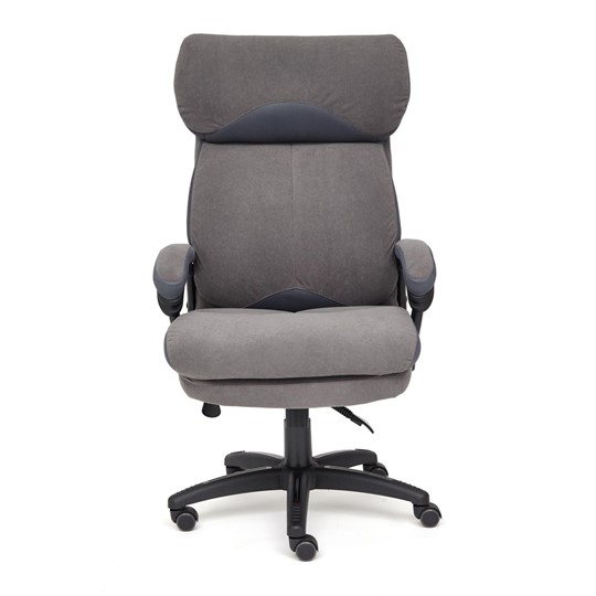 Офисное кресло DUKE флок/ткань, серый/серый, 29/TW-12 арт.14039 в Белгороде - изображение 1