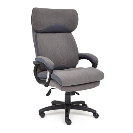 Офисное кресло DUKE флок/ткань, серый/серый, 29/TW-12 арт.14039 в Белгороде - изображение