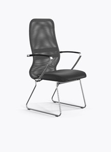 Кресло офисное Ergolife Sit 8 B2-9K - X1+Extra (Св.серый-Черный) в Белгороде