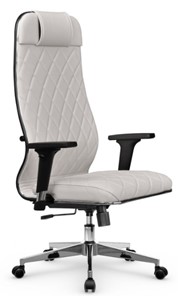 Кресло офисное Мetta L 1m 40M/2D Infinity Easy Clean (MPES) топган, нижняя часть 17834 белый в Белгороде