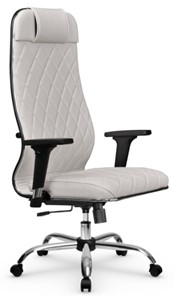 Кресло офисное Мetta L 1m 40M/2D Infinity Easy Clean (MPES) топган, нижняя часть 17833 белый в Белгороде