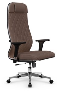 Кресло офисное Мetta L 1m 40M/2D Infinity Easy Clean (MPES) топган, нижняя часть 17834 светло-коричневый в Белгороде
