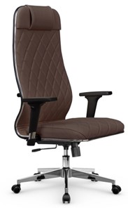Кресло офисное Мetta L 1m 40M/2D Infinity Easy Clean (MPES) топган, нижняя часть 17834 темно-коричневый в Белгороде