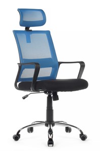 Кресло компьютерное RCH 1029HB, черный/синий в Старом Осколе
