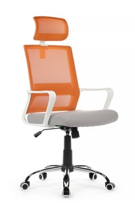 Кресло компьютерное RCH 1029HW, серый/оранжевый в Старом Осколе