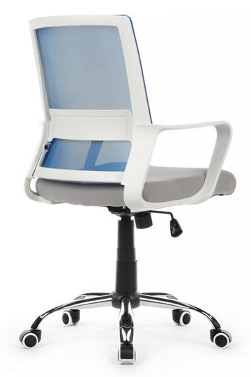 Кресло компьютерное RCH 1029MW, серый/синий в Старом Осколе - изображение 3