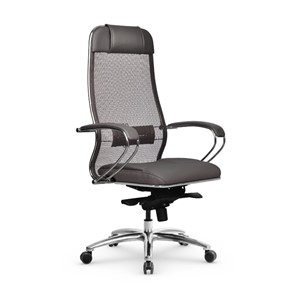 Офисное кресло Samurai SL-1.04 MPES Светло-коричневый / Серый в Старом Осколе