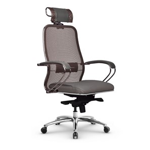 Кресло офисное Samurai SL-2.04 MPES Светло-коричневый / Серый в Старом Осколе