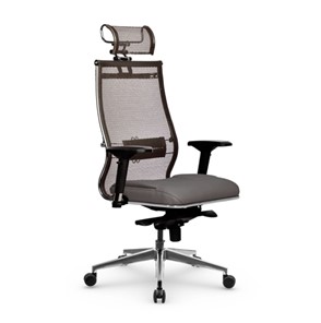 Офисное кресло Samurai SL-3.051 MPES Светло-Коричневый / Серый в Старом Осколе