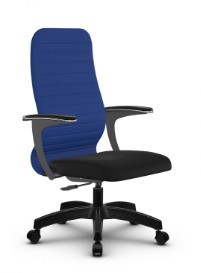 Кресло офисное SU-CU160-10P PL синий/черный в Старом Осколе
