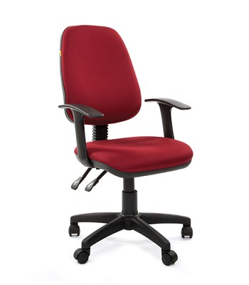 Кресло CHAIRMAN 661 Ткань стандарт 15-11 красная в Белгороде - изображение